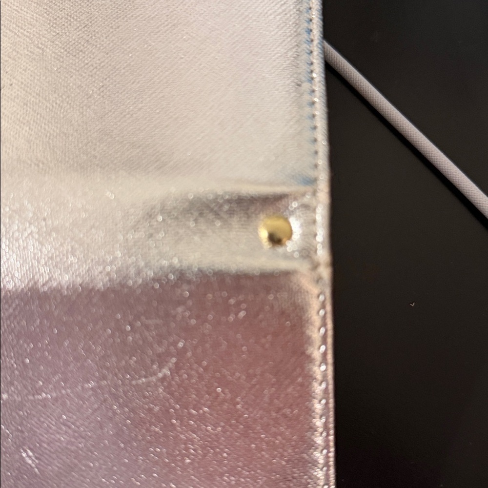 Zoppen SILVER metallic Travel Wallet w/RFID Protection, GUC, Space for Passport - Picture 11 of 11